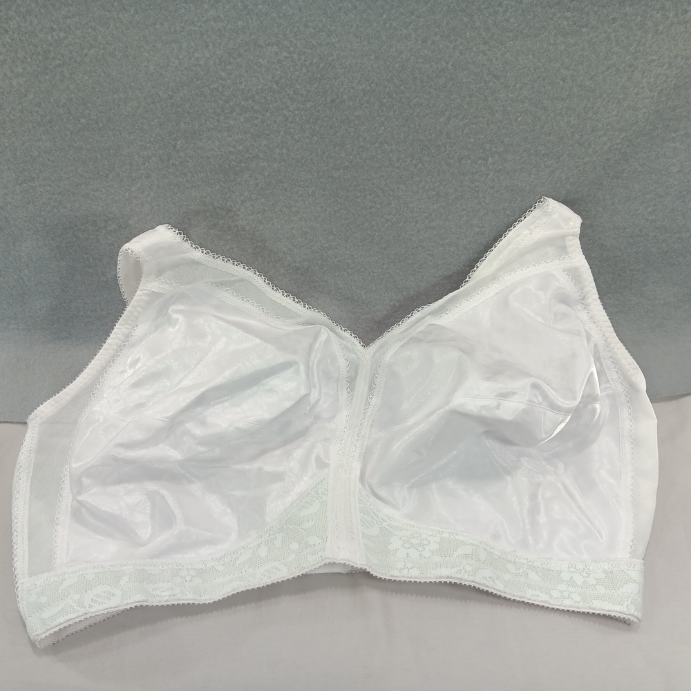 Playtex 18 Hour Original Comfort Strap Full Coverage Wirefree Bra Size 46G White